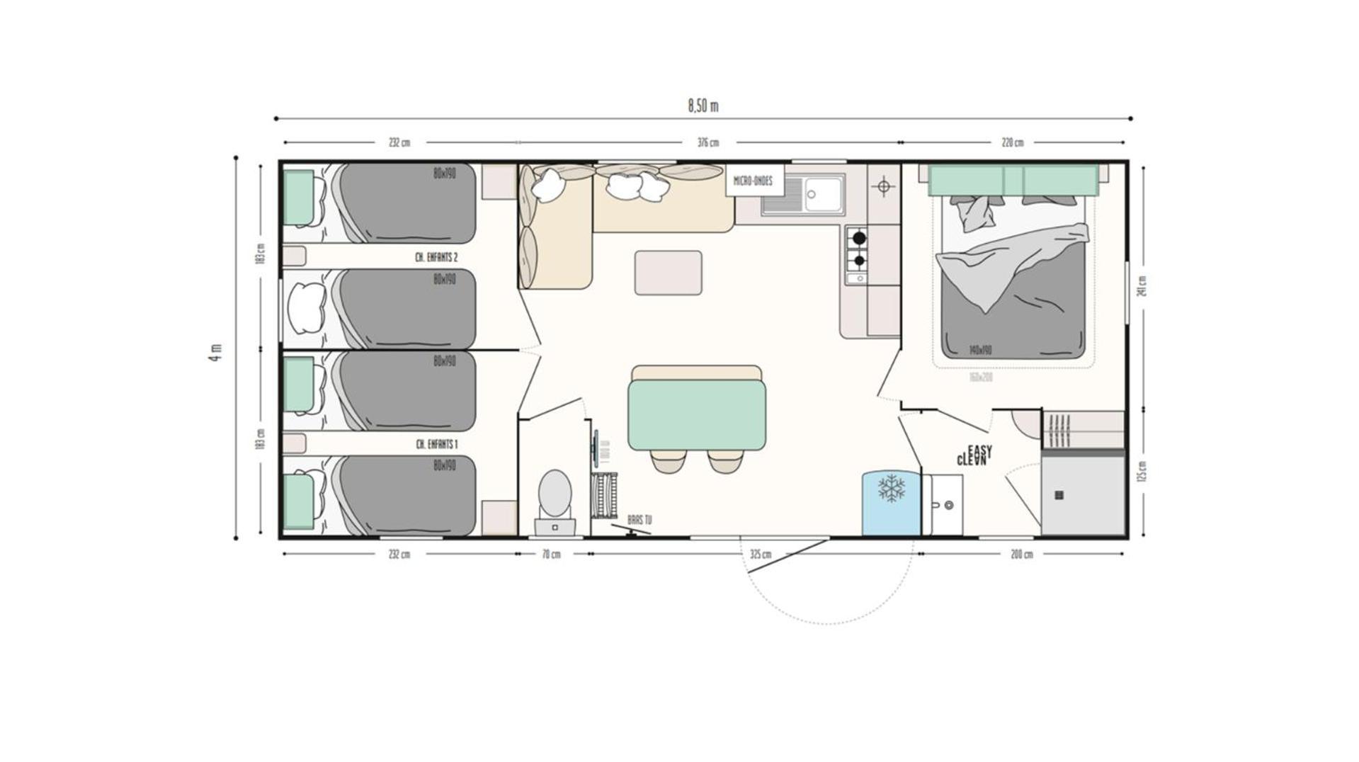 Le Muscat - Bungalow Pour 5 - Tv - Clim Boofzheim Habitación foto